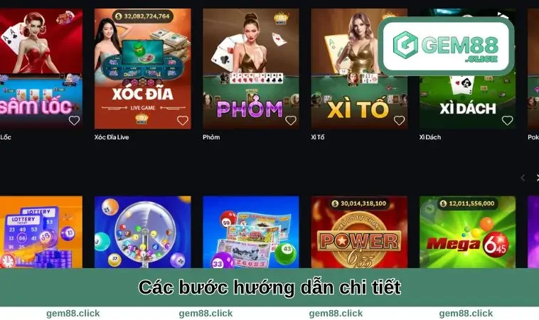 Tải App GEM88 2 Các bước hướng dẫn chi tiết