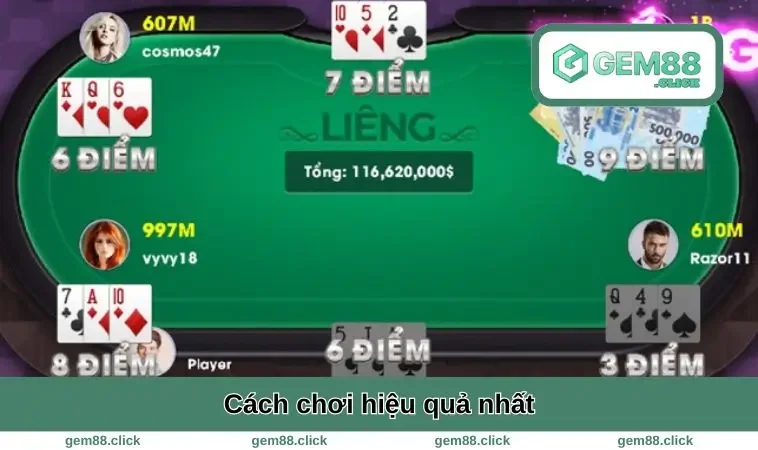 Cách chơi hiệu quả nhất
