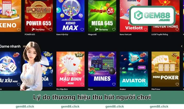 Giới Thiệu GEM88 2 Lý do thương hiệu thu hút